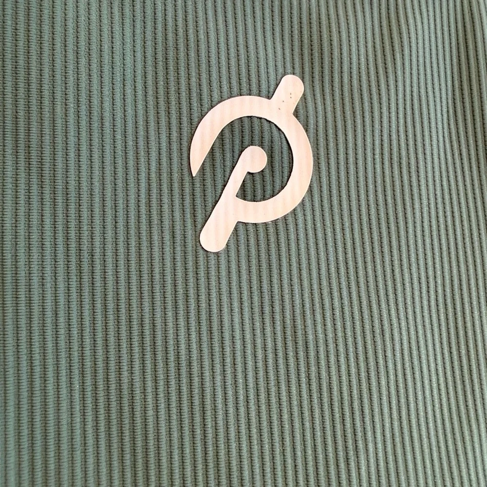 Peloton Ribbed Tank Top - Forest Green - Picture 3 of 5